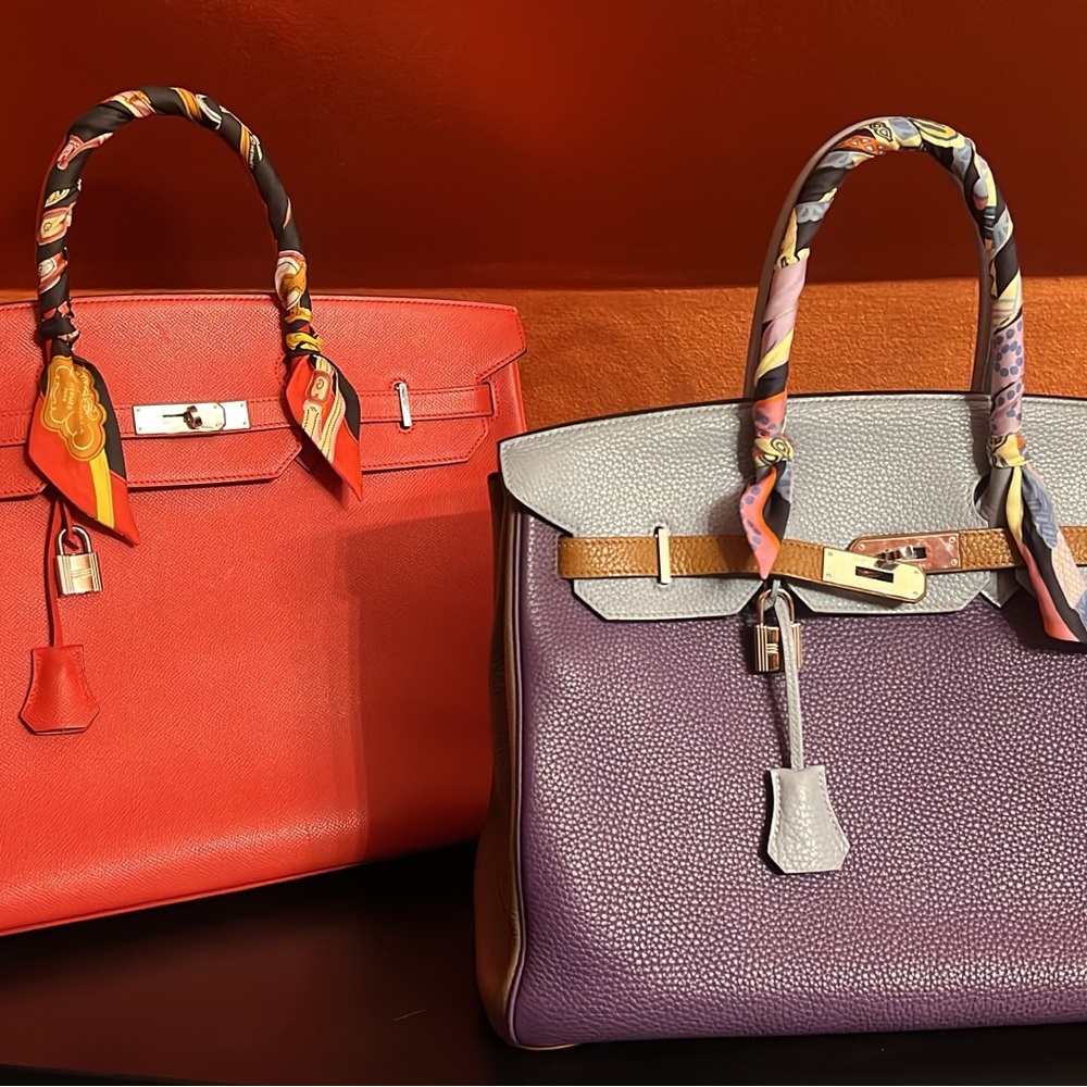 Hermes Birkin 35 Harley Quinn